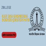 GATE 2024 Engineering Sciences Question Paper with Answer Key PDF February 10 shift 2 ZPYP